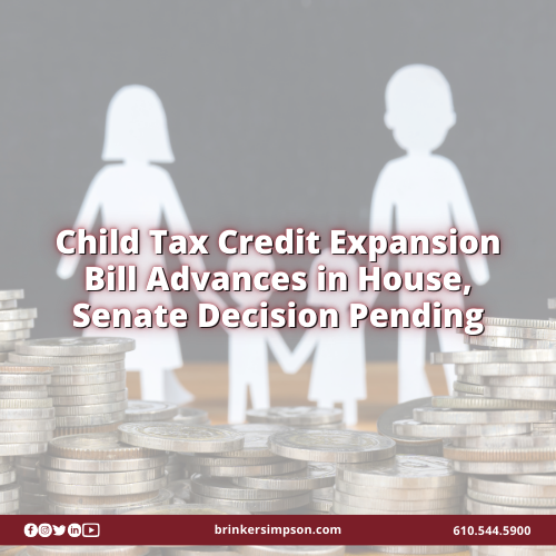 Child Tax Credit Expansion Bill Advances in House, Senate Decision Pending