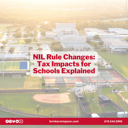 NIL Rule Changes: Tax Impacts for Schools Explained
