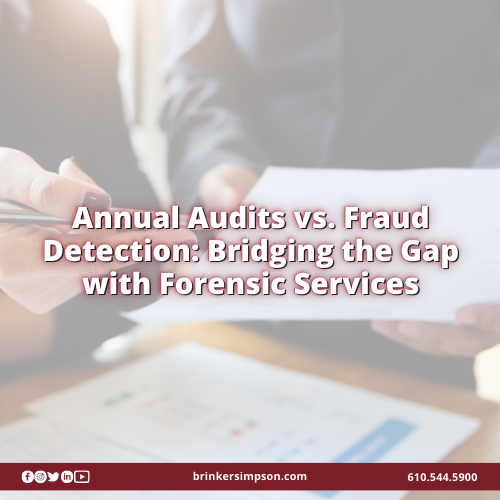 Annual Audits vs. Fraud Detection: Bridging the Gap with Forensic Services