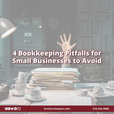 4 Bookkeeping Pitfalls for Small Businesses to Avoid