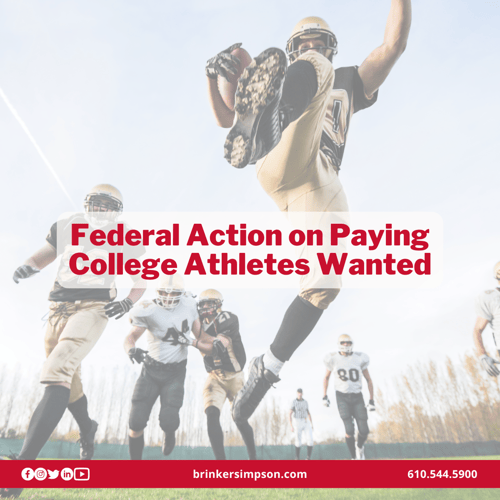 Federal Action on Paying College Athletes Wanted