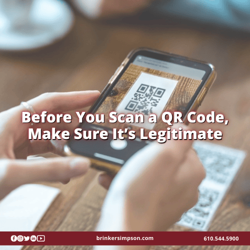 Before You Scan a QR Code, Make Sure It’s Legitimate