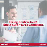 Hiring Contractors? Make Sure You’re Compliant.