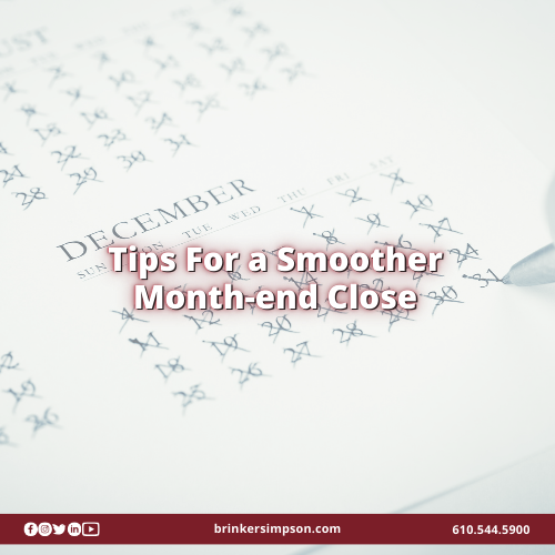 Tips For a Smoother Month-end Close