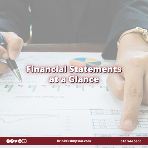 Financial Statements at a Glance