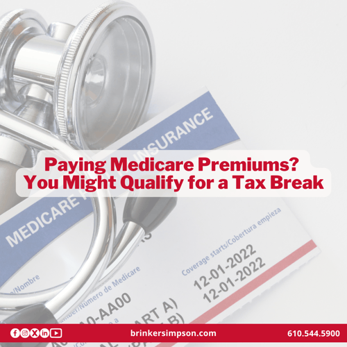 Paying Medicare Premiums? You Could Qualify for a Tax Break