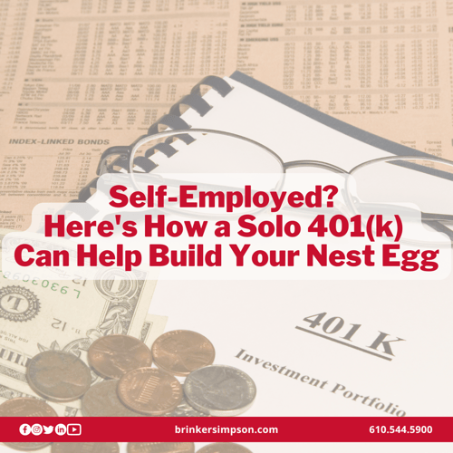 Self-Employed? Here's How a Solo 401(k) Can Help Build Your Nest Egg