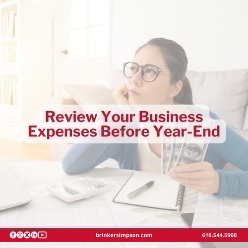 Review Your Business Expenses Before Year-End