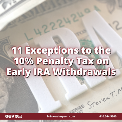 Newsletter Icons_11 Exceptions to the 10% Penalty Tax on Early IRA Withdrawals