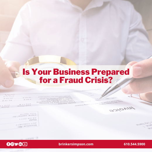 Is Your Business Prepared for a Fraud Crisis?