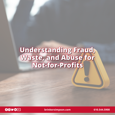 Understanding Fraud, Waste and Abuse for Not-for-Profits