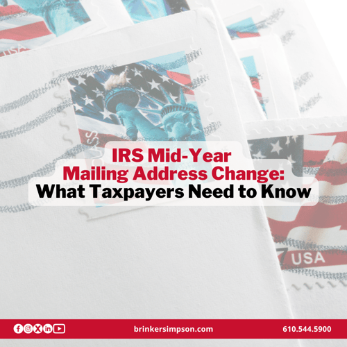 IRS Mid-Year Mailing Address Change and What Taxpayers Need to Know