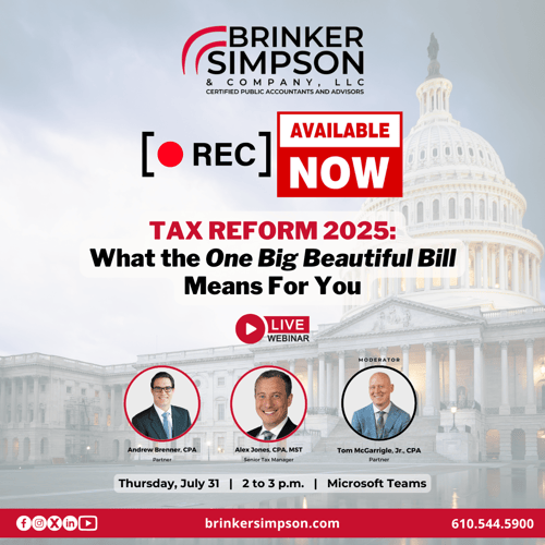 Recording Now Available: OBBBA for Individuals