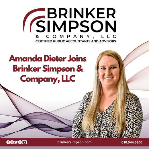 Amanda Dieter Joins Brinker Simpson & Company, LLC
