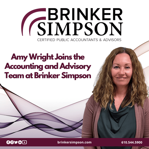Amy Wright Joins the Accounting and Advisory Team at Brinker Simpson