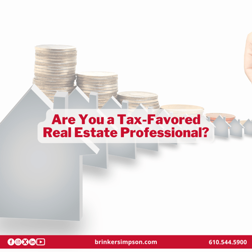 Are You a Tax-Favored Real Estate Professional?