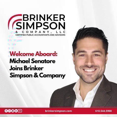BSCO_BlogIcon_Michael Senatore Joins Brinker Simpson & Company