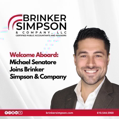 Michael Senatore Joins Brinker Simpson & Company, LLC