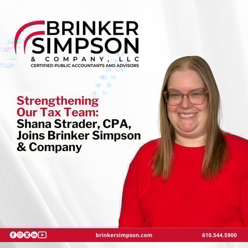 Shana Strader, CPA, Joins Brinker Simpson & Company, LLC