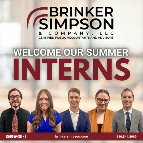 The Future of Accounting: Meet Brinker Simpson's Five Summer Interns