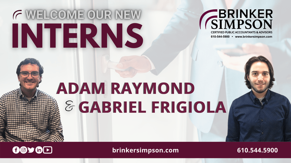 Welcome Our New Interns