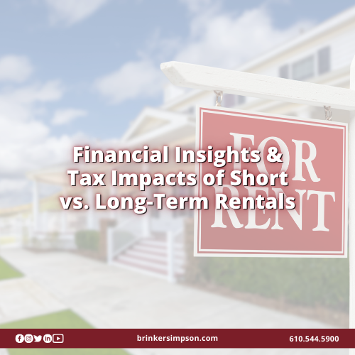 Financial Insights and Tax Impacts of Short vs. Long-Term Rentals
