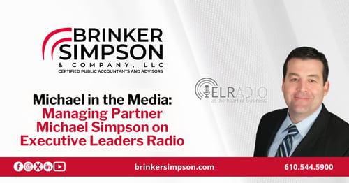 Michael Simpson, Managing Partner of Brinker Simpson & Company, featured on Executive Leaders Radio