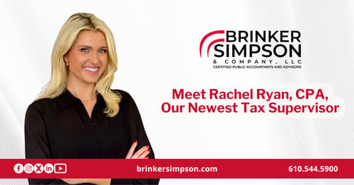 Rachel Ryan, CPA, Supervisor, Tax at Brinker Simpson & Company