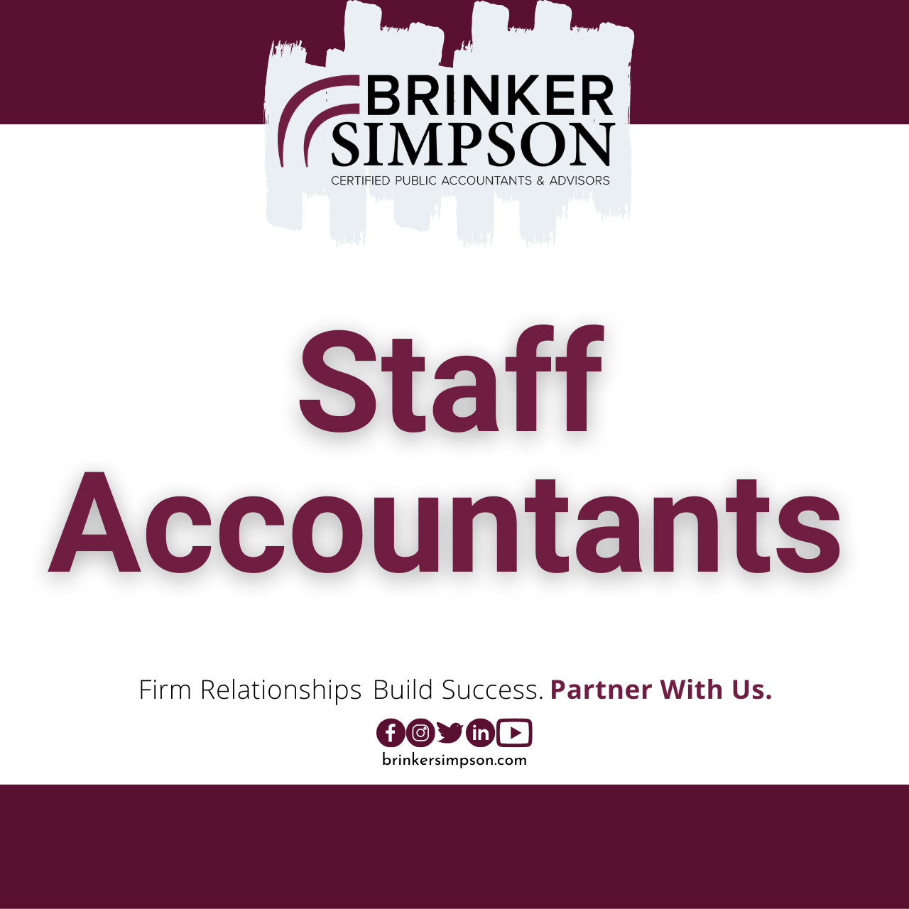 We're HIRING! Outsourced Staff Accountants