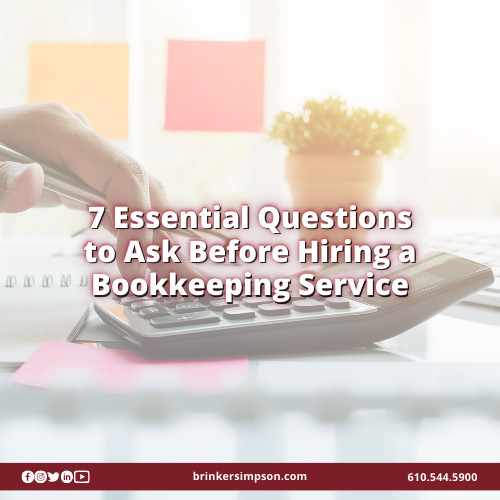 7 Essential Questions to Ask Before Hiring a Bookkeeping Service