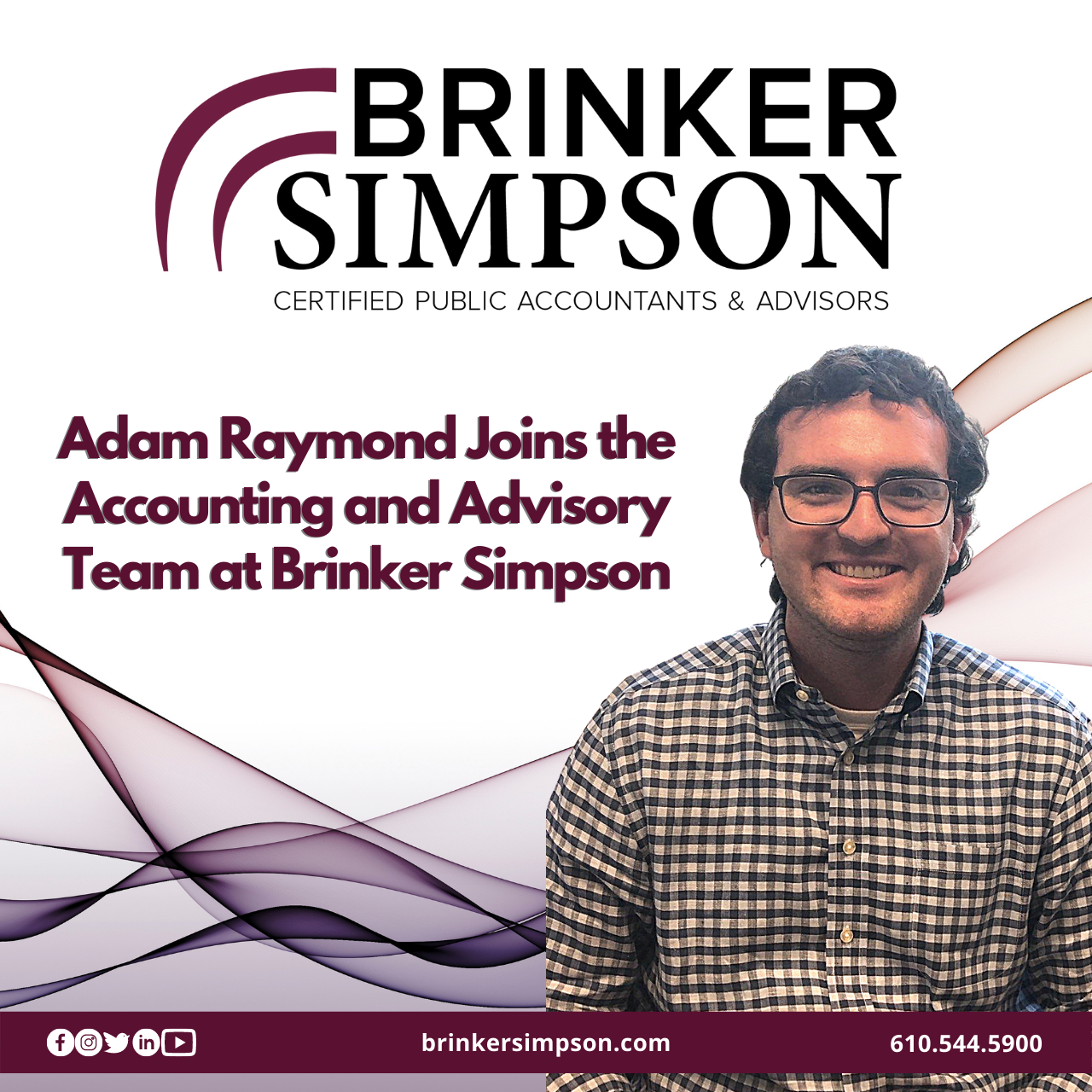 Adam Raymond Joins the Accounting and Advisory Team at Brinker Simpson