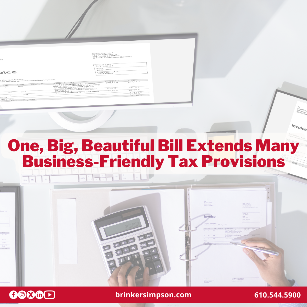 One, Big, Beautiful Bill Extends Many Business-Friendly Tax Provisions
