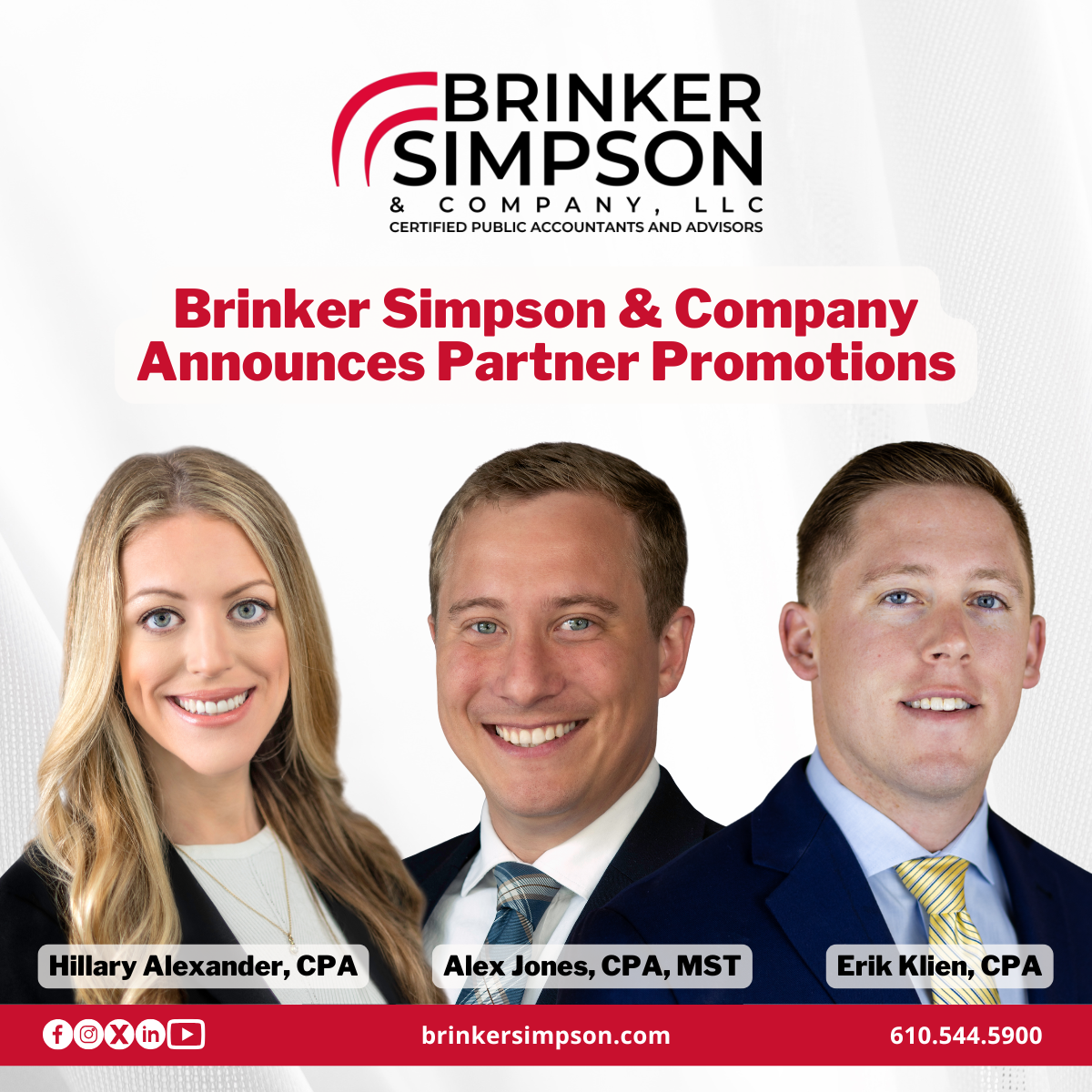 Brinker Simpson & Company Announces Partner Promotions
