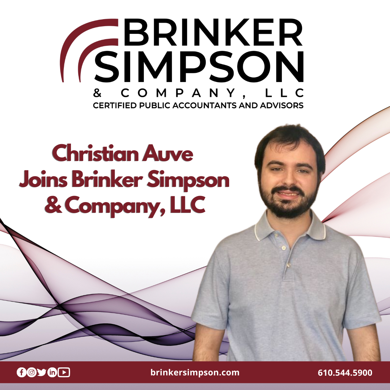 Christian Auve Joins Brinker Simpson & Company, LLC