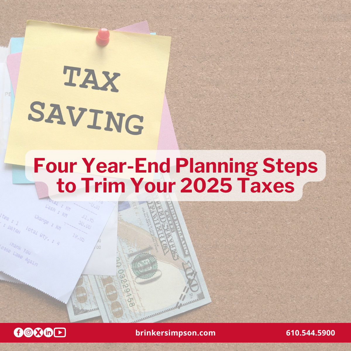 Four Year-End Planning Steps to Trim Your 2025 Taxes