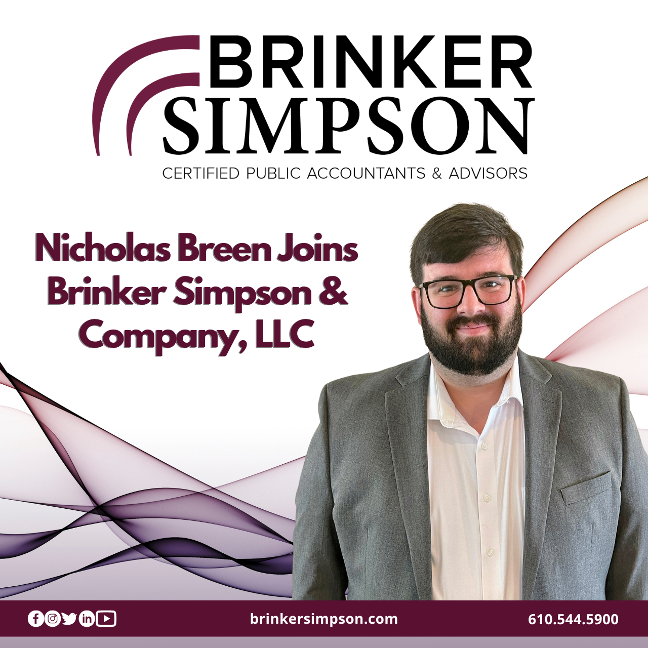 Nicholas Breen Joins Brinker Simpson & Company, LLC