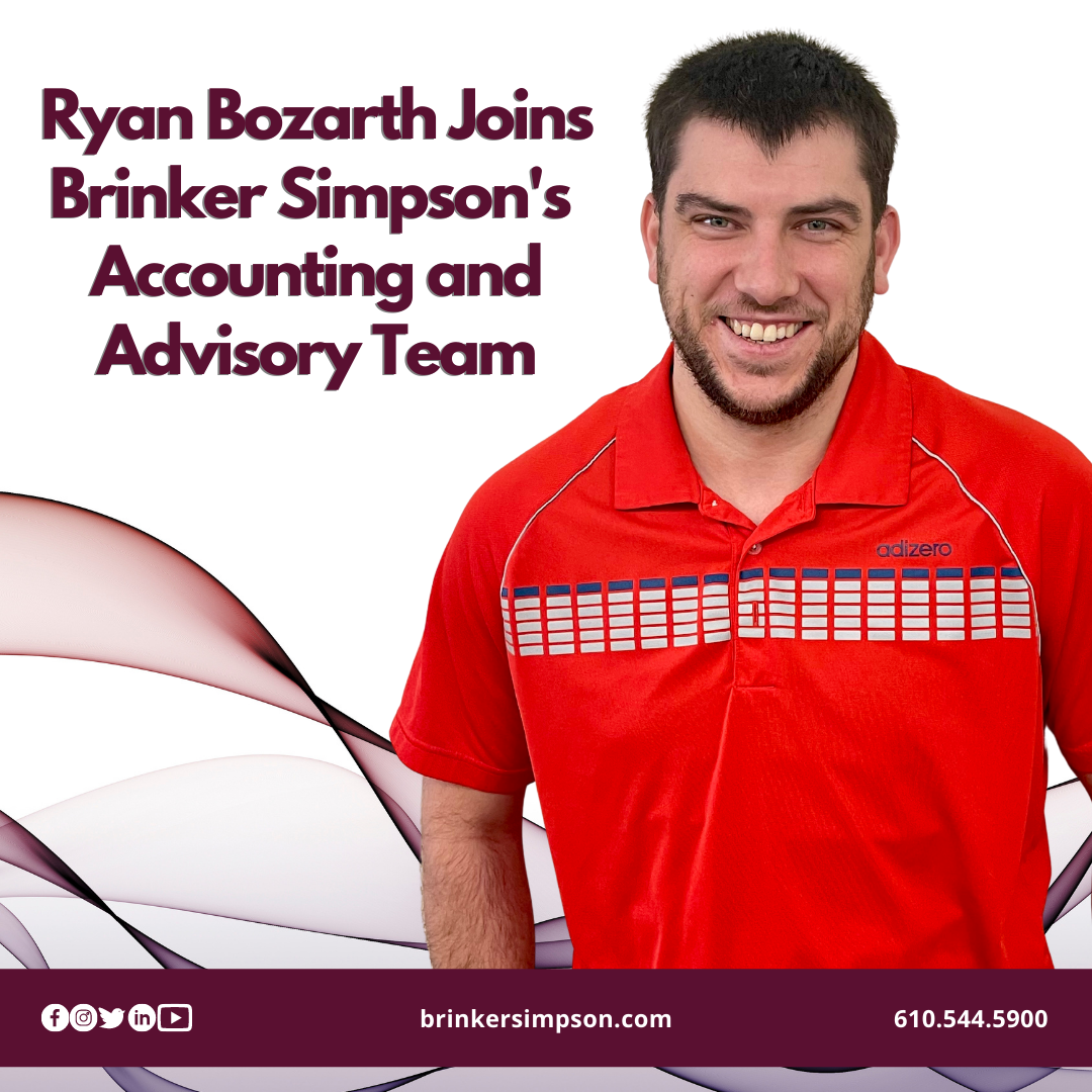 Ryan Bozarth Joins the Accounting and Advisory Team at Brinker Simpson