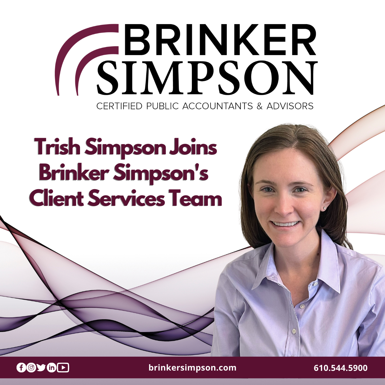 Trish Simpson Joins Brinker Simpson's Client Services Team
