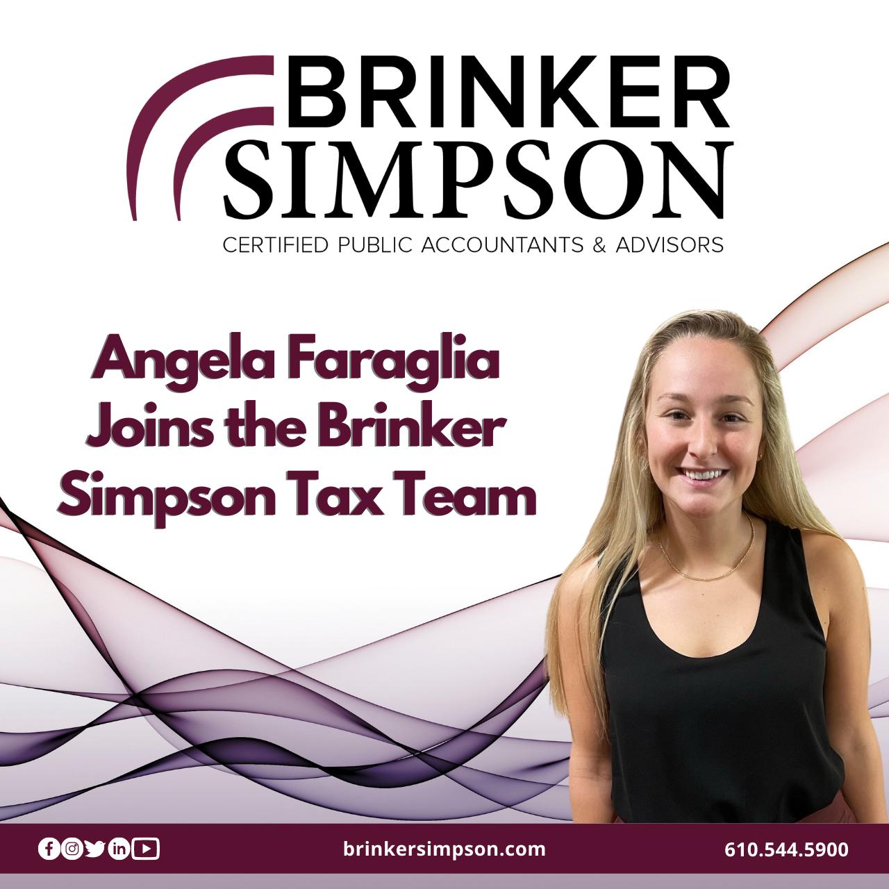 Angela Faraglia Joins the Brinker Simpson Tax Team