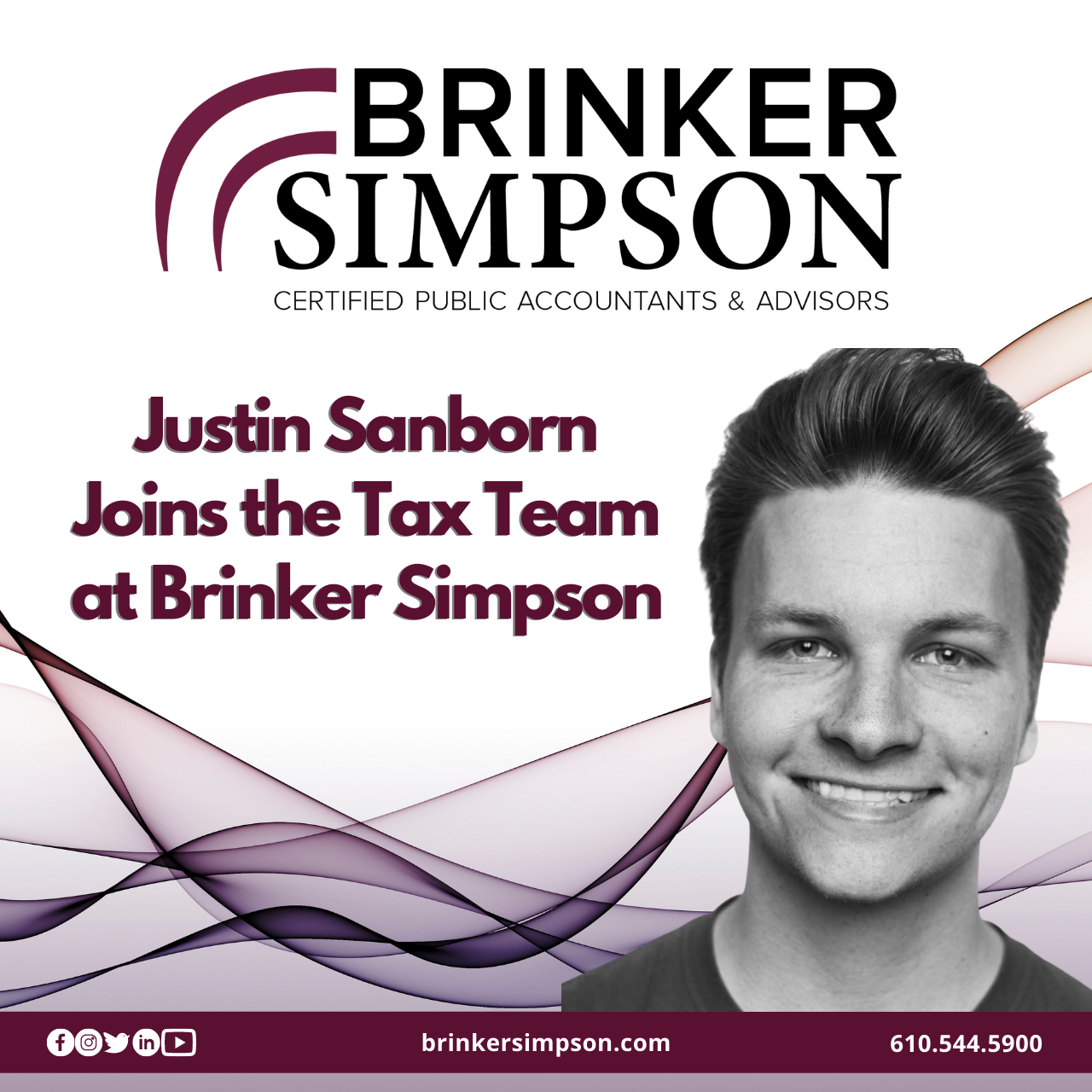 Justin Sanborn Joins the Tax Team at Brinker Simpson