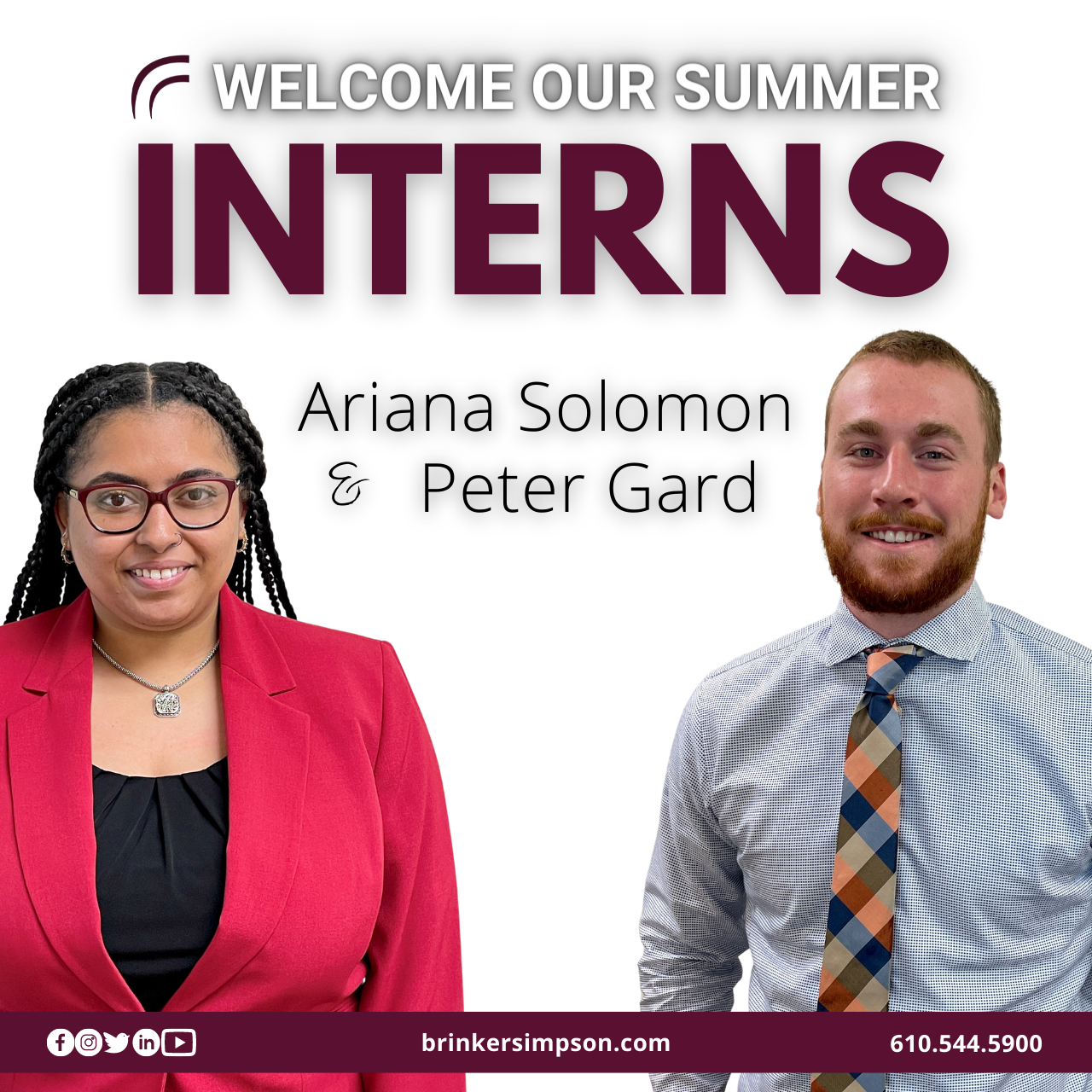 Welcome Our Summer Interns